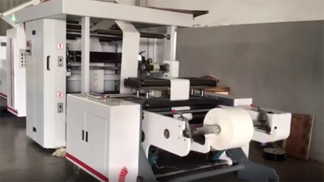Flat and Satchel Paper Bag Making Machine (with 2 Color Flexo Printer)