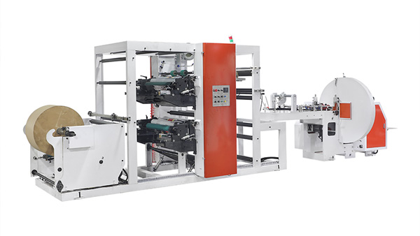 Pointed Bottom Bag Making Machine with Inline 2-Colors Printing XKJD-400